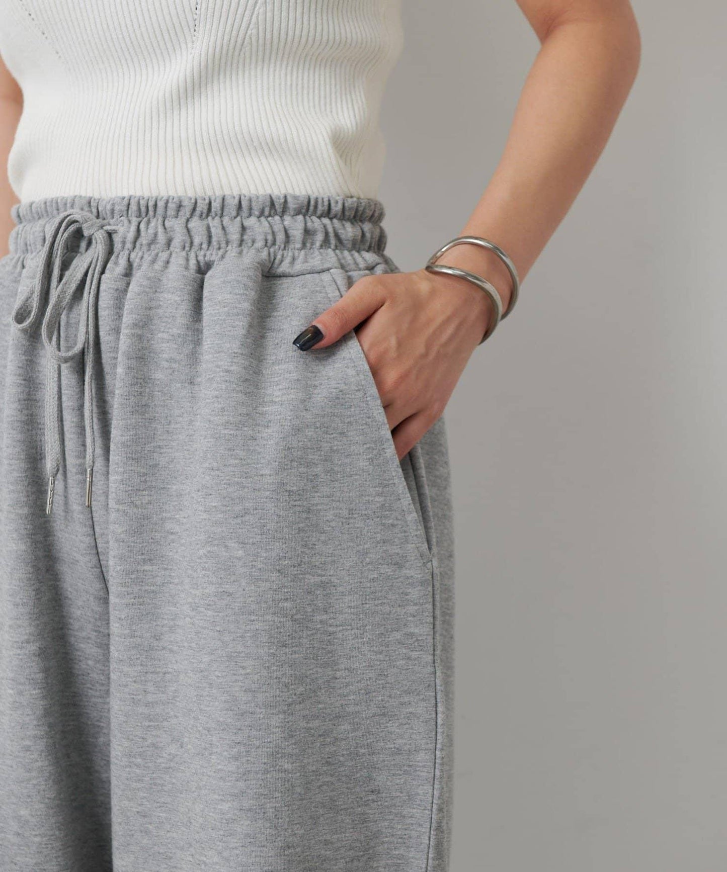 【AW】寬鬆丹寧長褲