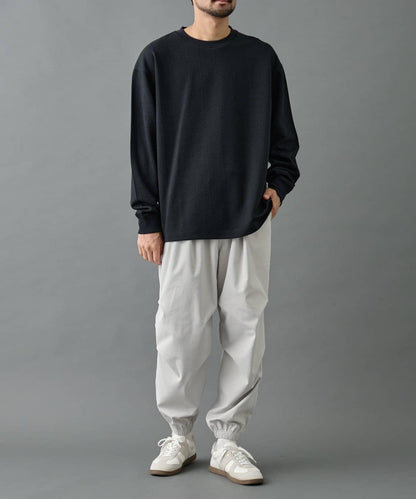 【AW】格紋彈力束腳褲