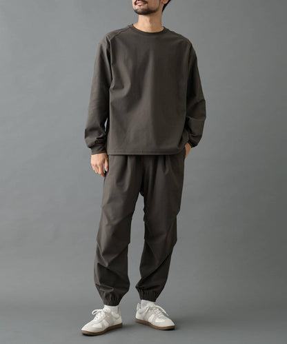 【AW】格紋彈力束腳褲