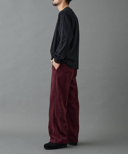 【AW】漸變斜紋休閒直筒西裝褲