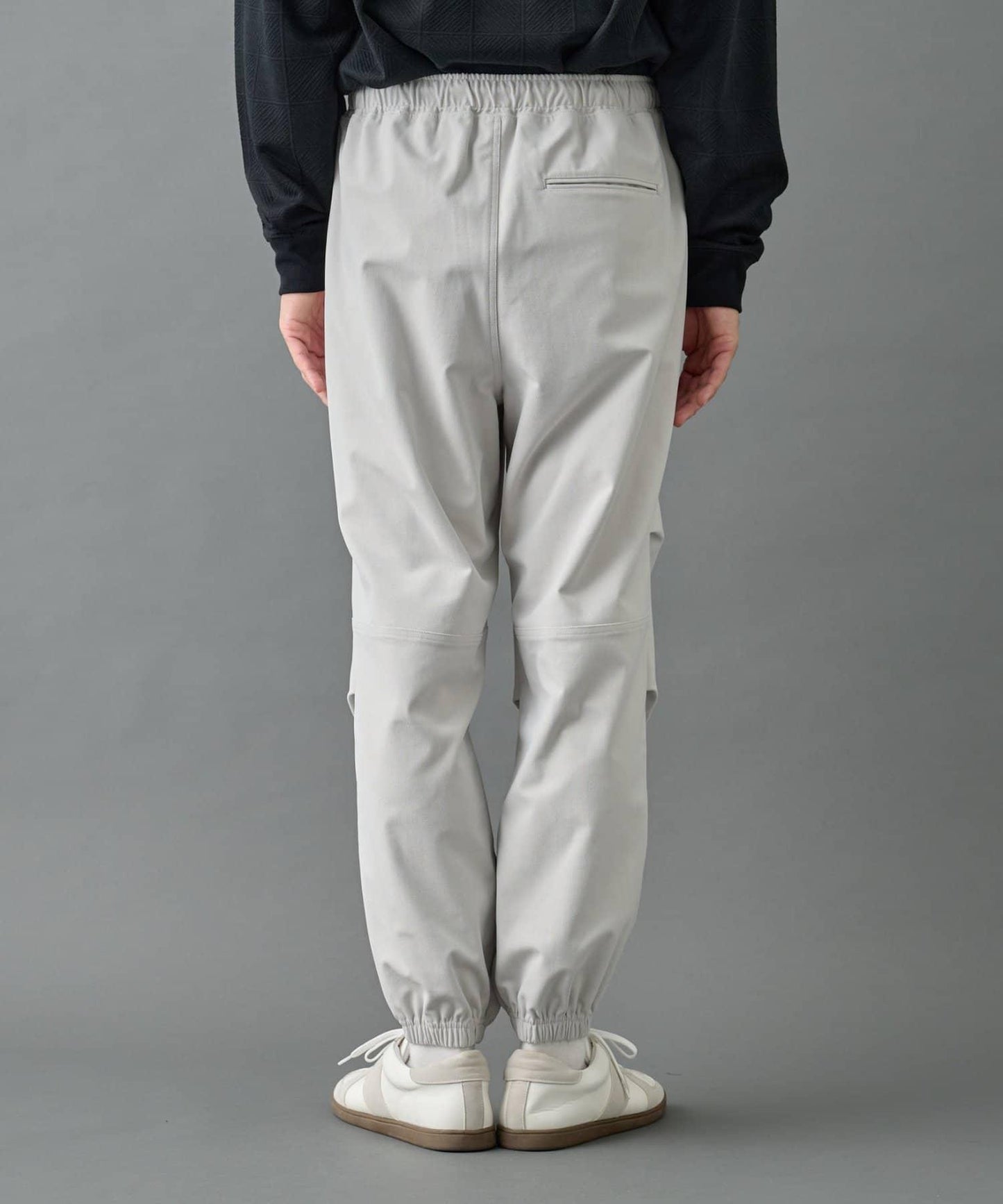 【AW】格紋彈力束腳褲