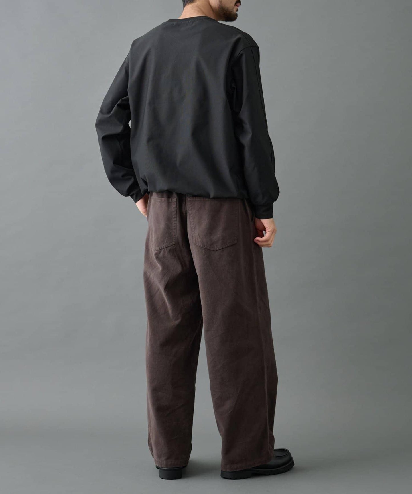 【AW】格紋彈力套頭衫