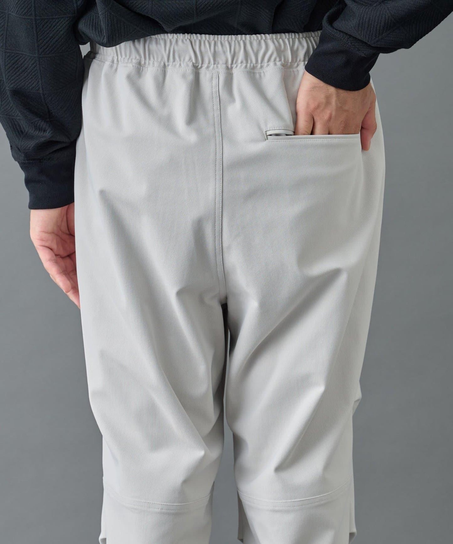 【AW】格紋彈力束腳褲