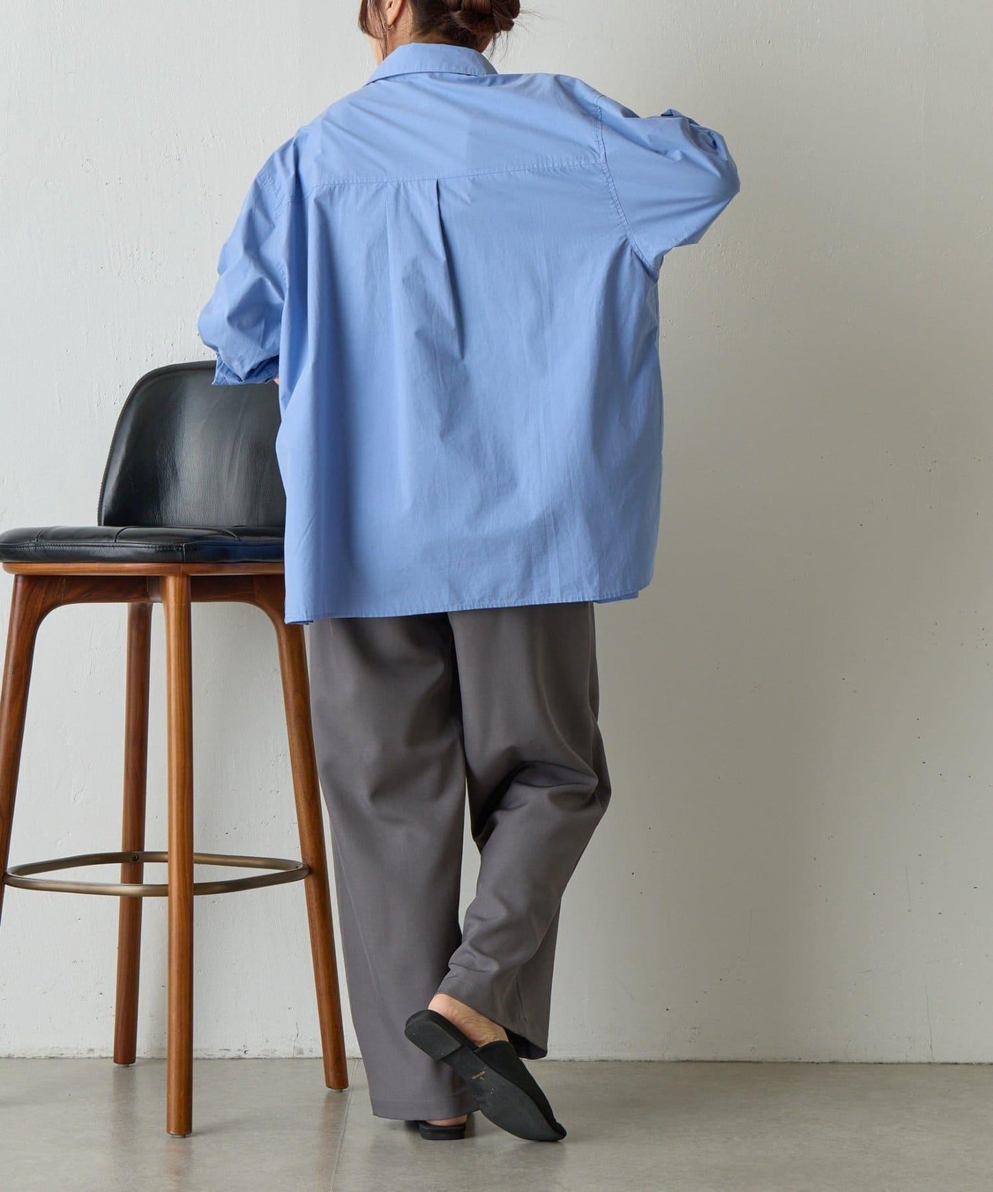 【AW】TR BOX褶皺長褲