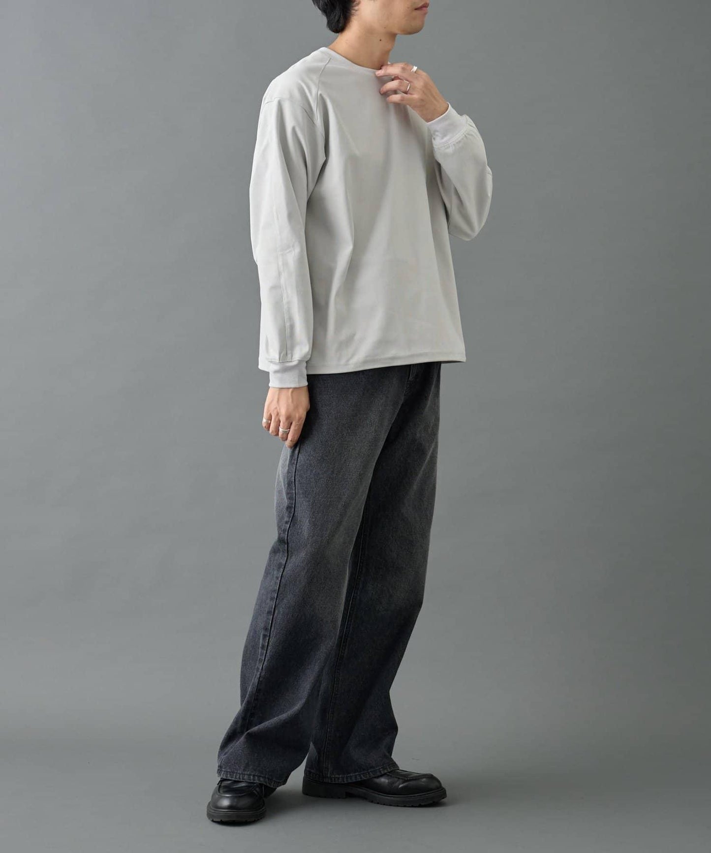 【AW】格紋彈力套頭衫