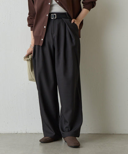 【AW】TR BOX褶皺長褲