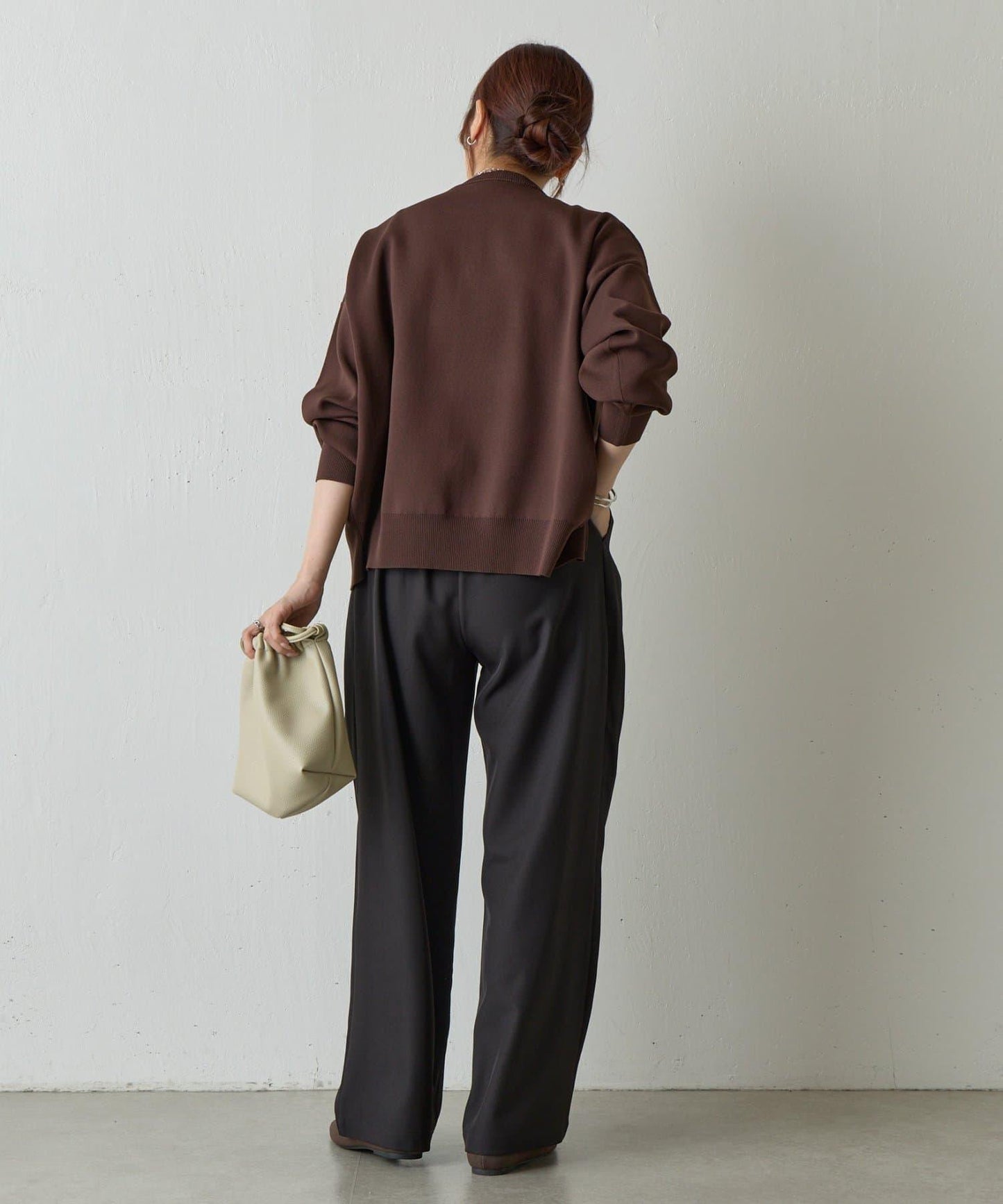 【AW】TR BOX褶皺長褲