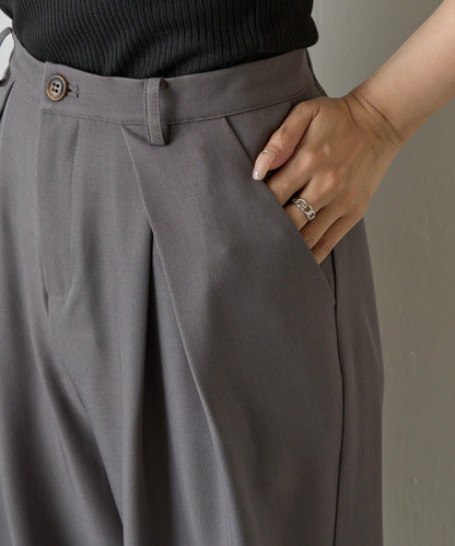 【AW】TR BOX褶皺長褲