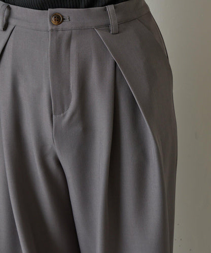 【AW】TR BOX褶皺長褲