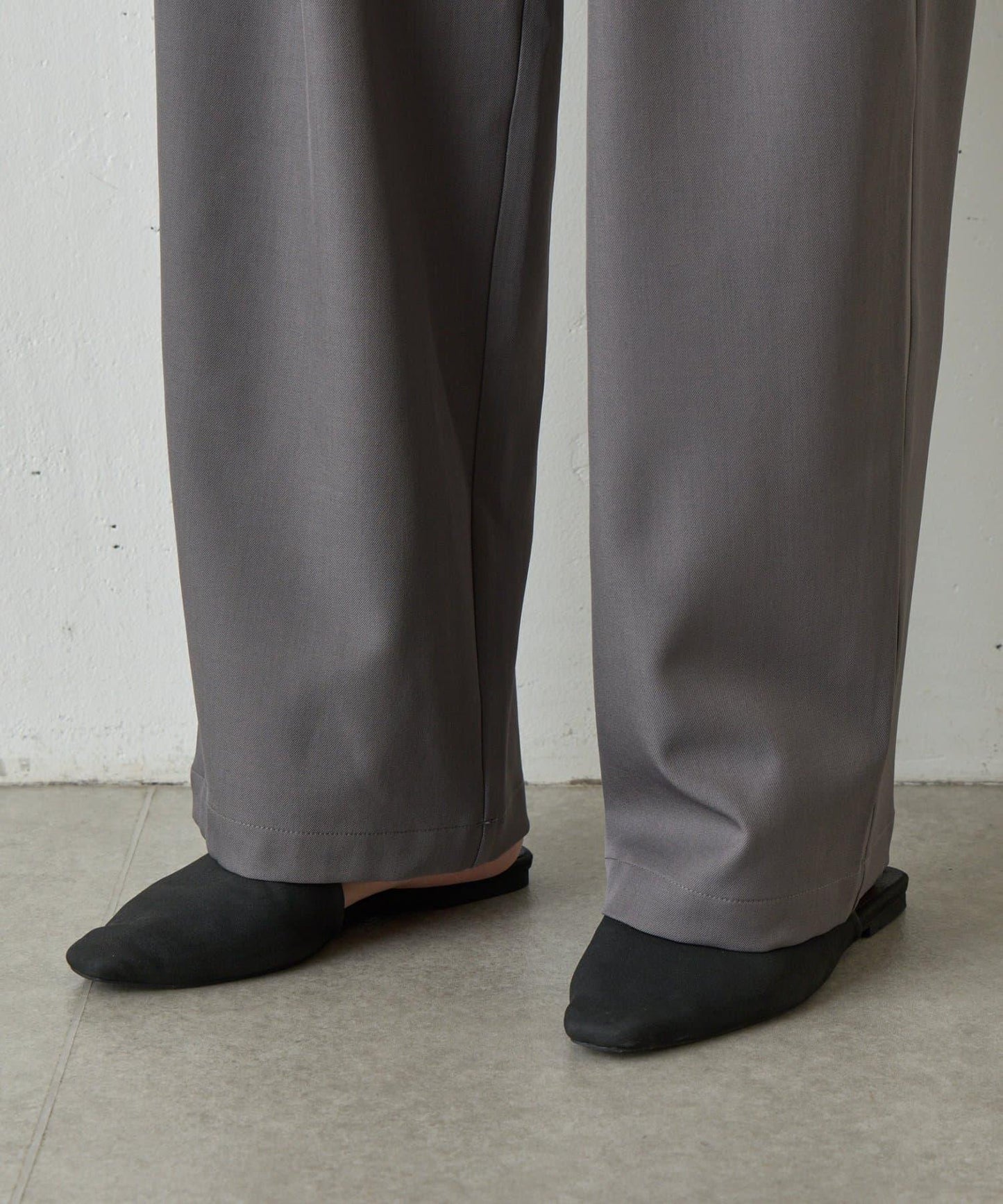 【AW】TR BOX褶皺長褲