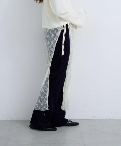 【Kastane】B 蕾絲裹身半身裙