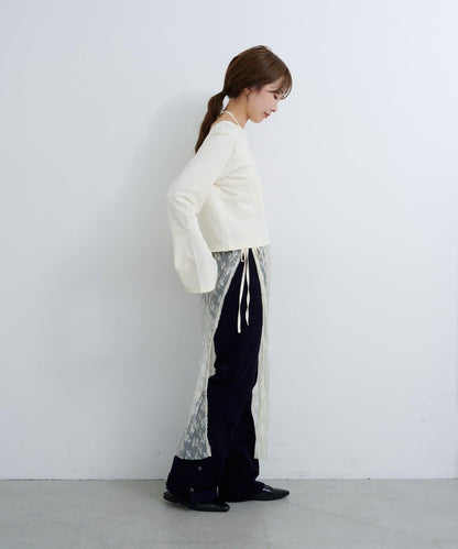 【Kastane】B 蕾絲裹身半身裙