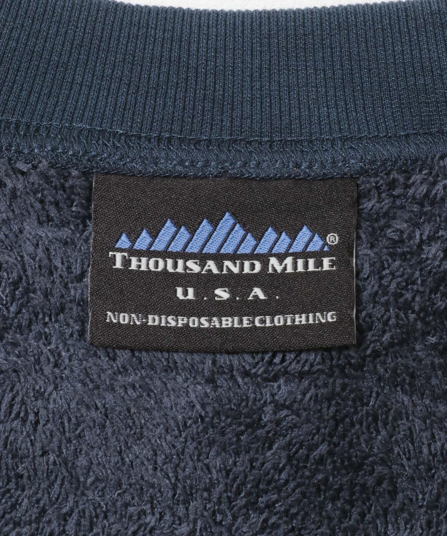 『聯名』THOUSAND MILE×URBAN RESEARCH 針織抓絨圓領套頭衫