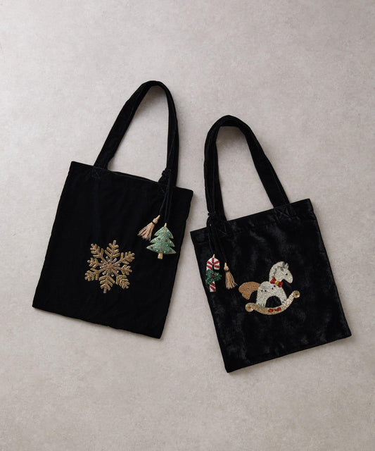 《CITRUS》獨角獸刺繡托特包