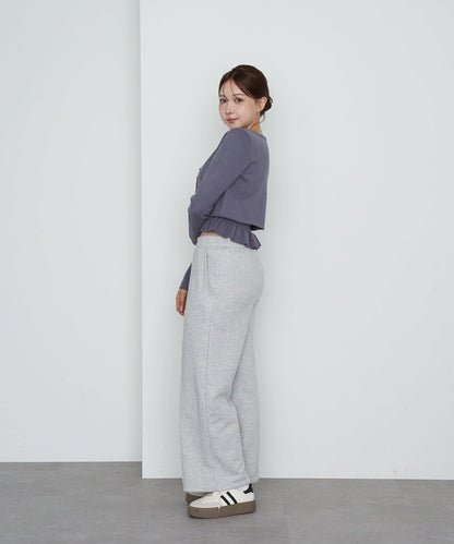 【RAY CASSIN】荷葉邊吊帶套裝開衫