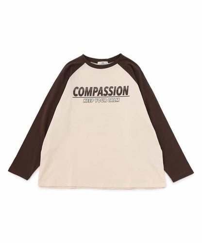 寬鬆插肩袖長袖T恤