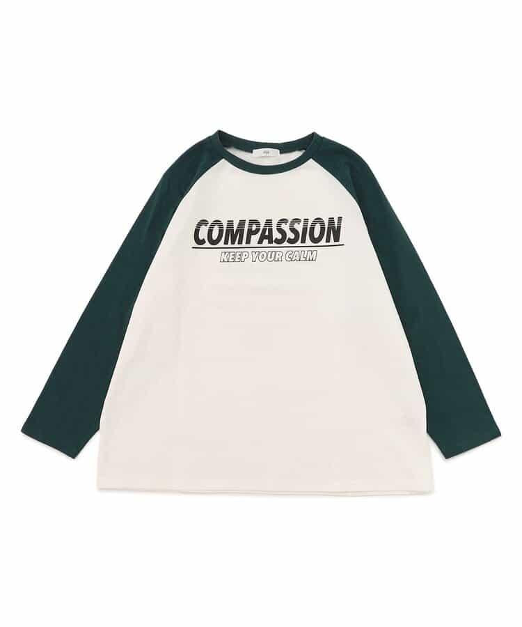 寬鬆插肩袖長袖T恤