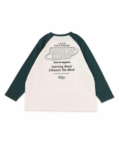 寬鬆插肩袖長袖T恤