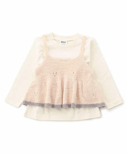 針織背心兩件套上衣