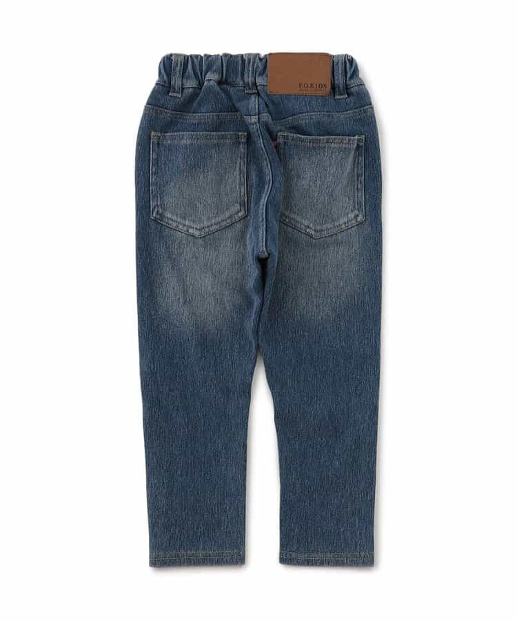 針織牛仔長褲 10分長度