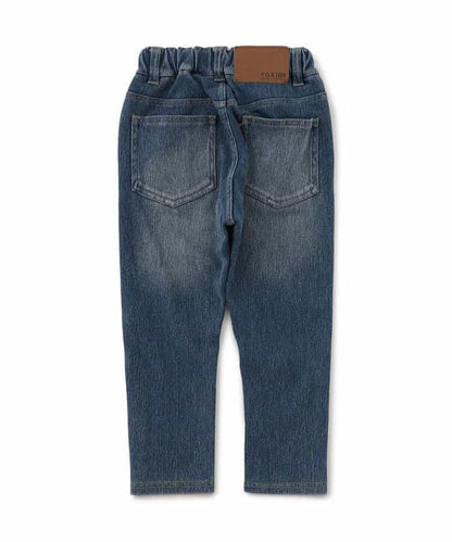 針織牛仔長褲 10分長度