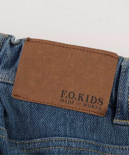 針織牛仔長褲 10分長度