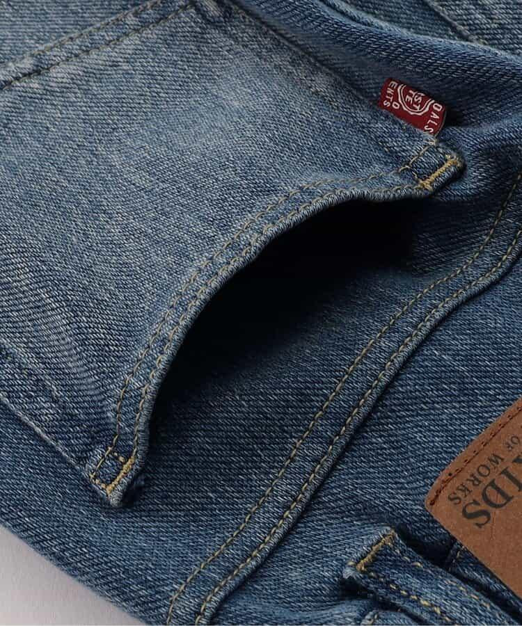 針織牛仔長褲 10分長度