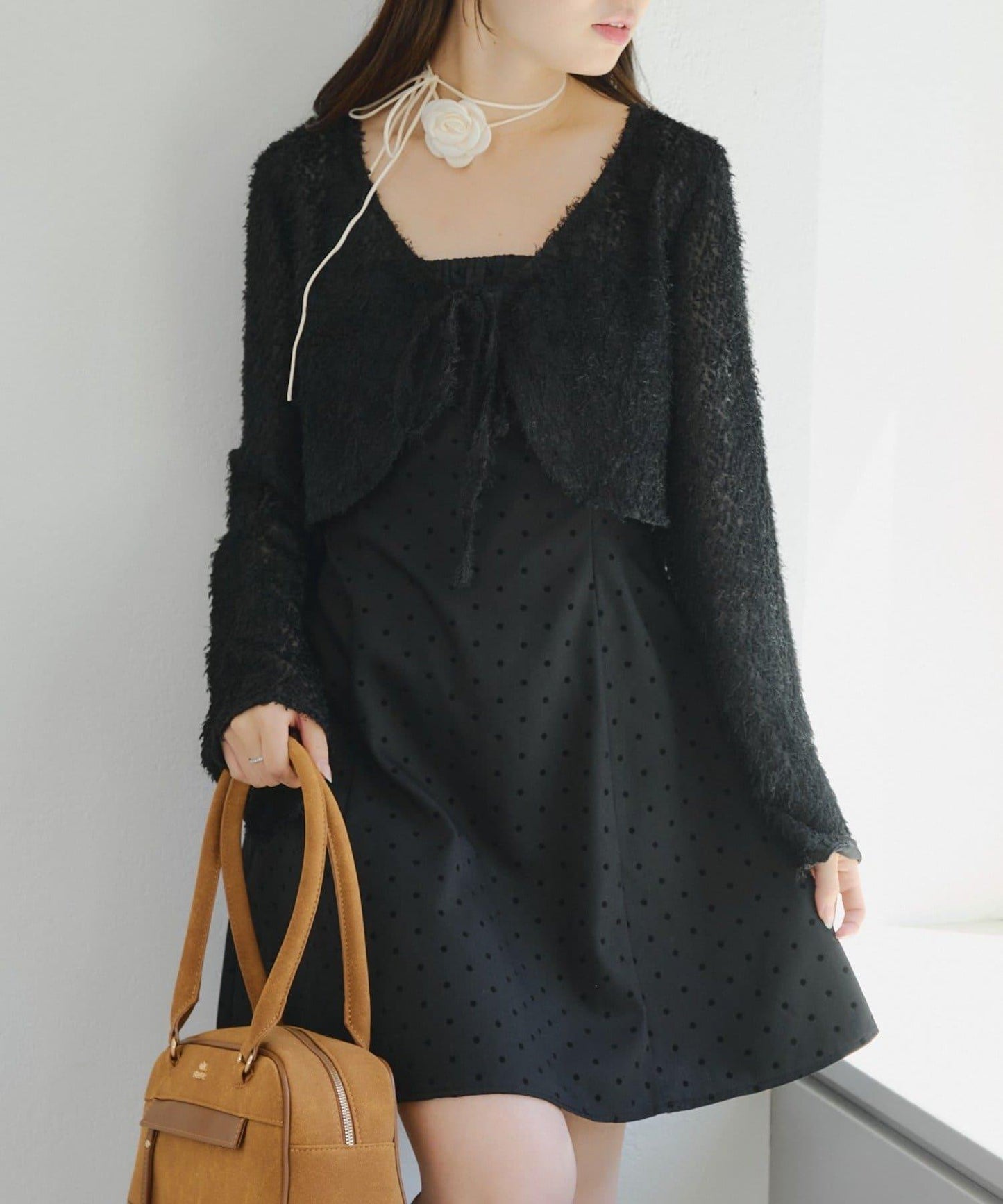 參戰服裝難民必看♪【RMAF】毛絨開衫×迷你連衣裙套裝