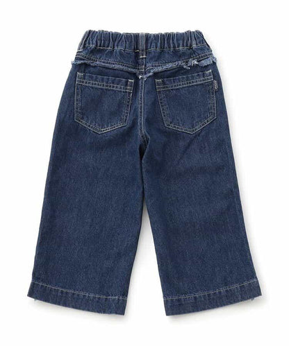 流蘇裝飾牛仔褲 10分褲