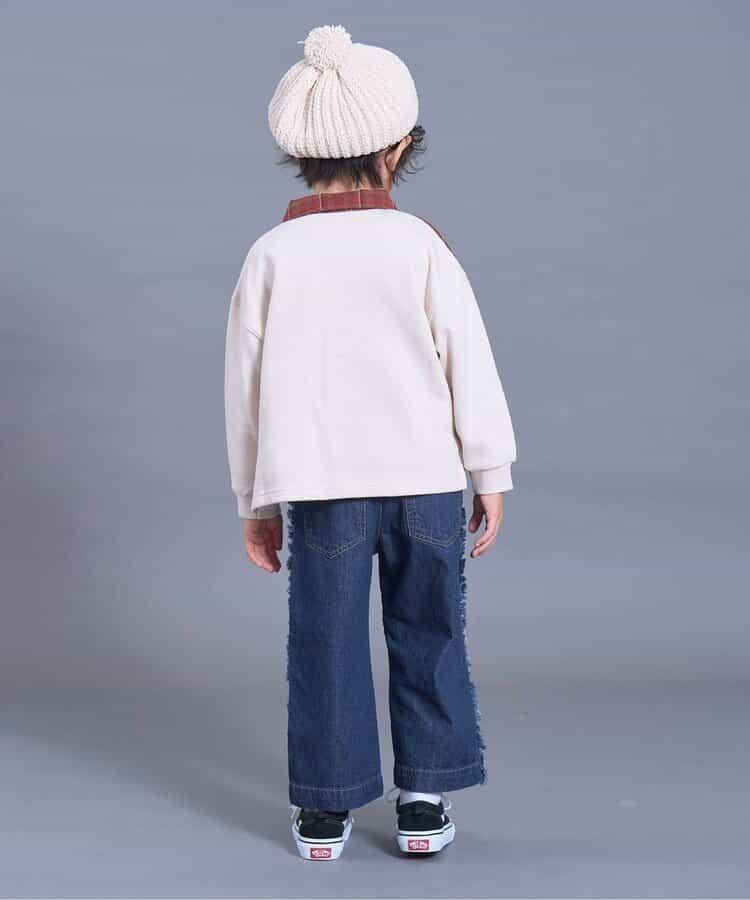 流蘇裝飾牛仔褲 10分褲