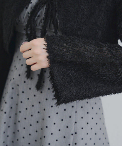 參戰服裝難民必看♪【RMAF】毛絨開衫×迷你連衣裙套裝