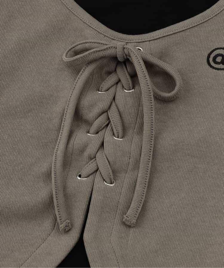 繫帶層疊風格上衣