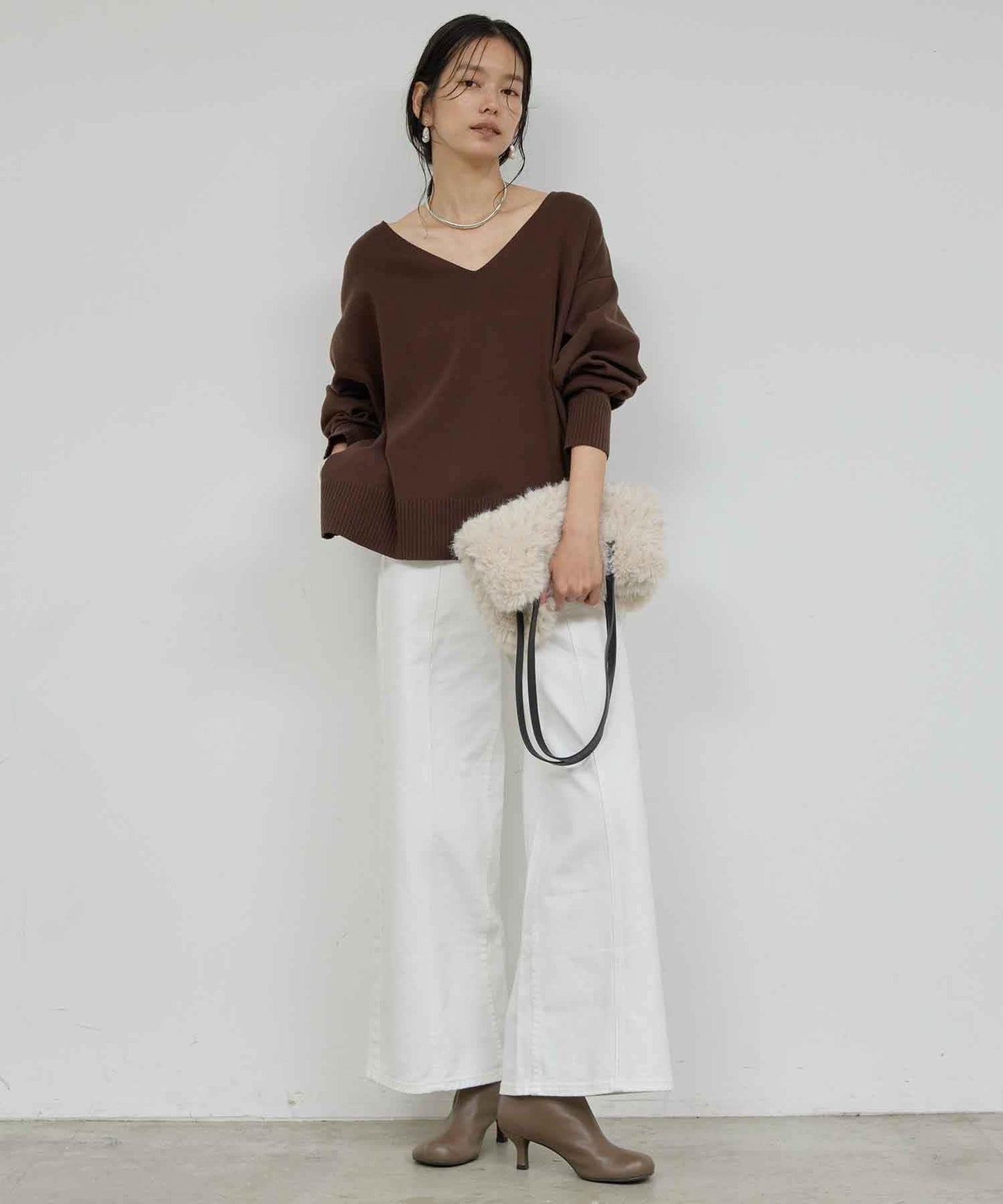 【近日開始】中縫拼接牛仔褲