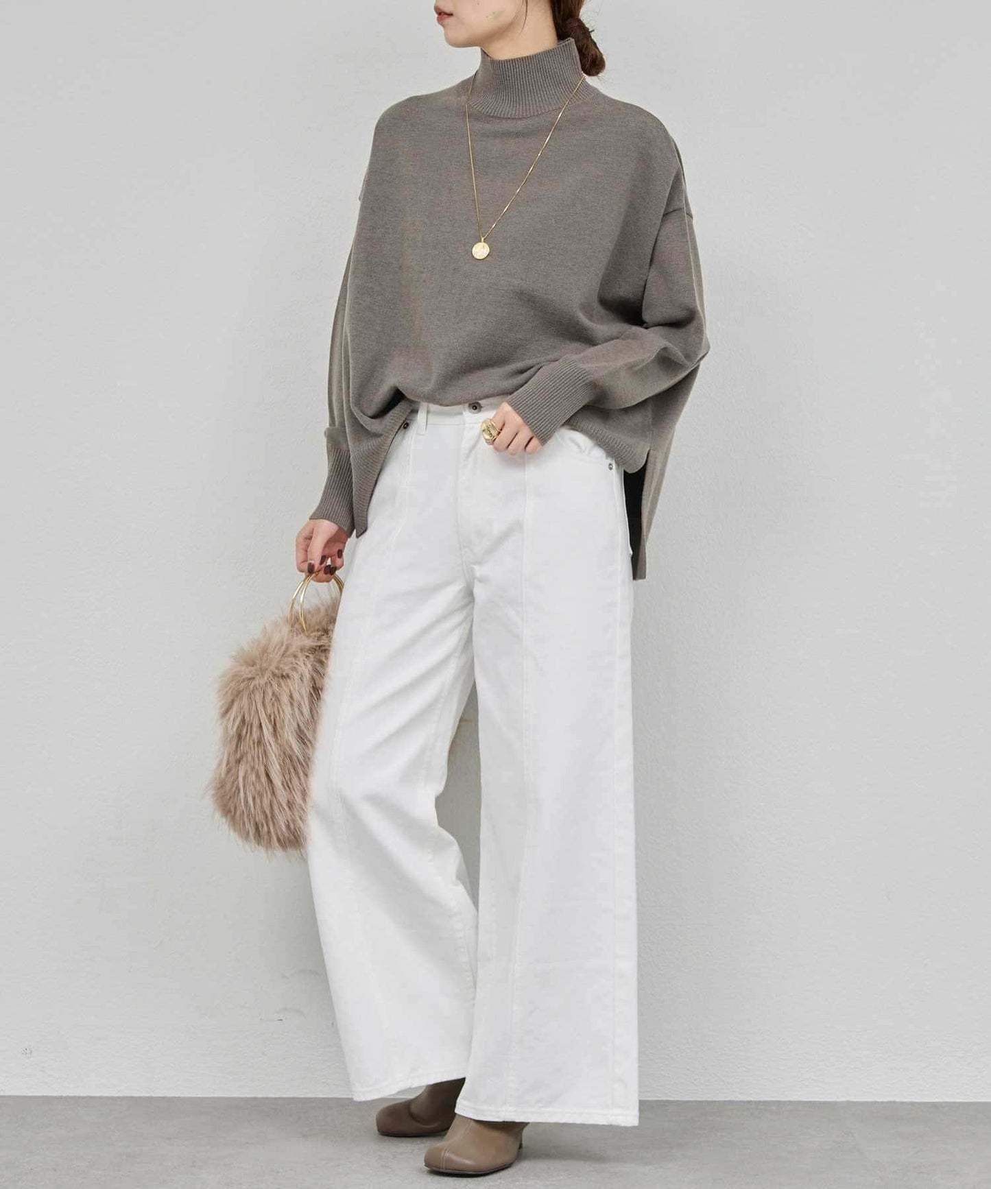 【近日開始】中縫拼接牛仔褲