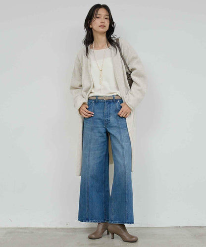 【近日開始】中縫拼接牛仔褲