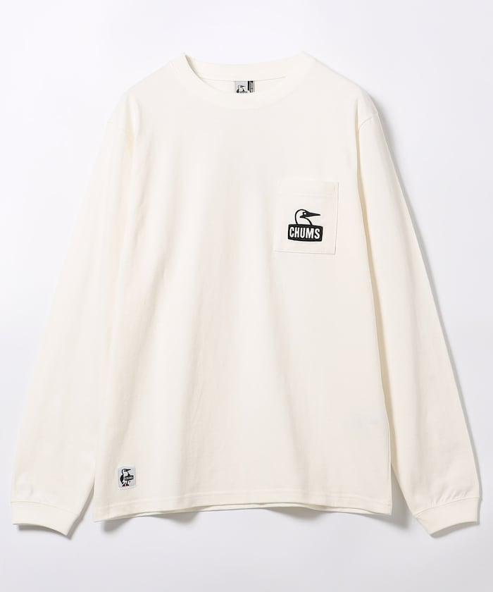 布比臉口袋磨毛長袖T恤 / CH01-2670