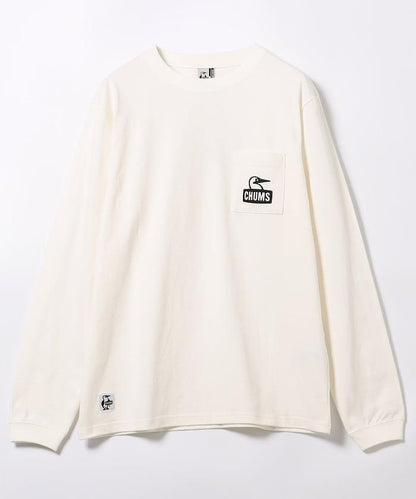 布比臉口袋磨毛長袖T恤 / CH01-2670