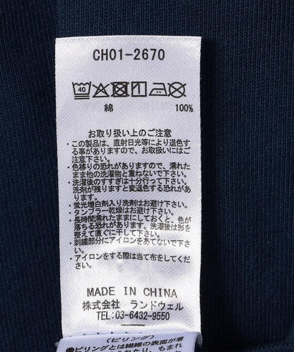 布比臉口袋磨毛長袖T恤 / CH01-2670