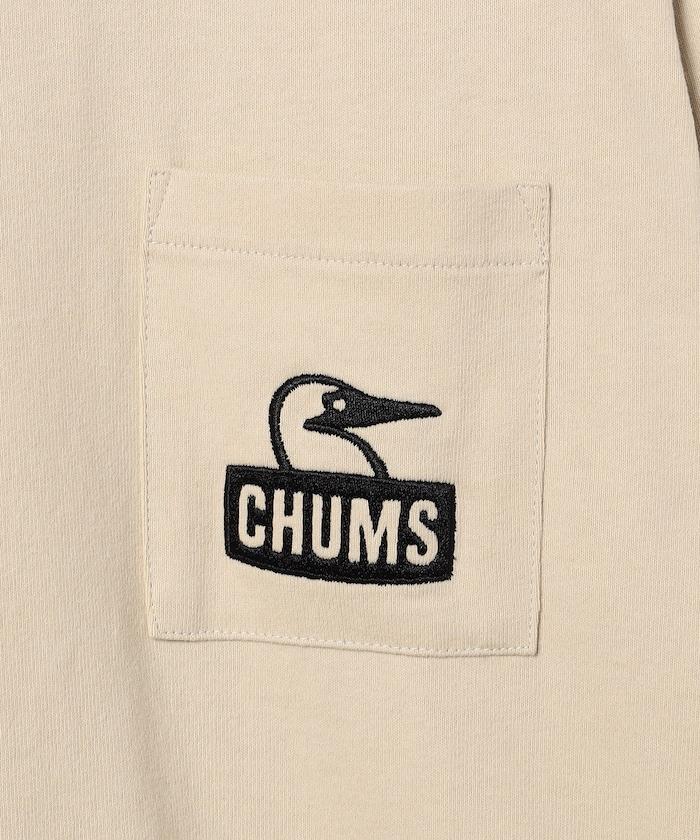 布比臉口袋磨毛長袖T恤 / CH01-2670