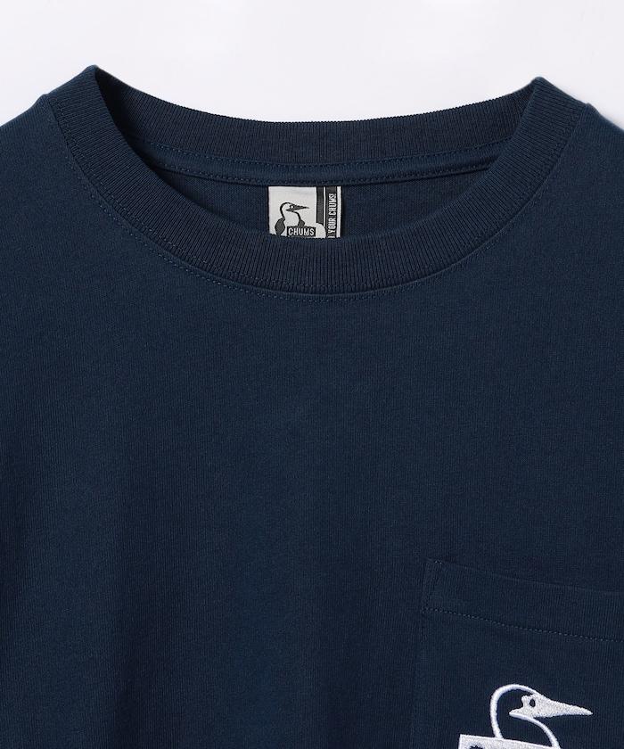 布比臉口袋磨毛長袖T恤 / CH01-2670