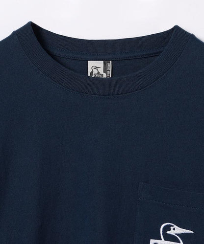 布比臉口袋磨毛長袖T恤 / CH01-2670