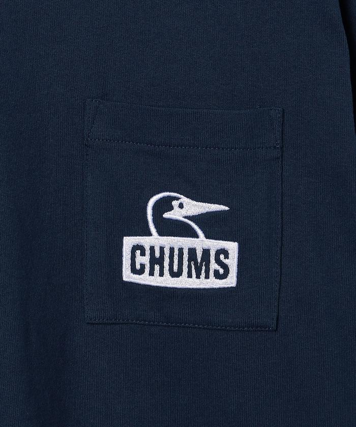 布比臉口袋磨毛長袖T恤 / CH01-2670