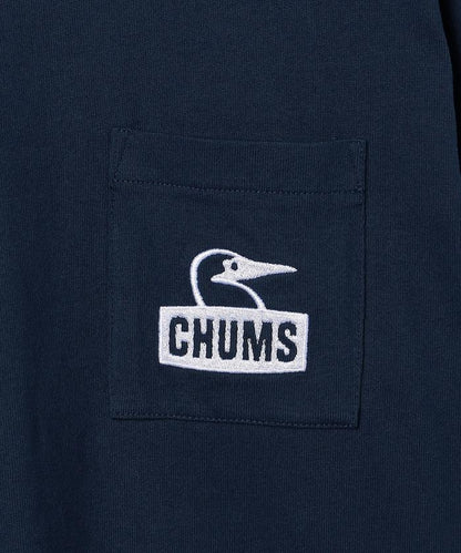 布比臉口袋磨毛長袖T恤 / CH01-2670