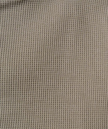 華夫格高領長款套頭衫