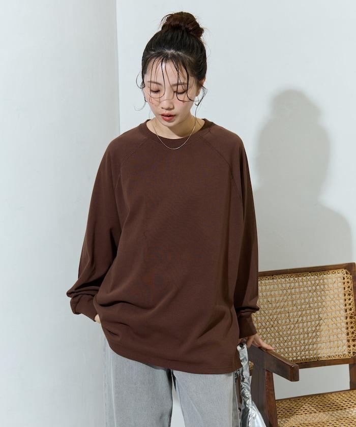 美國棉拼色長袖T恤