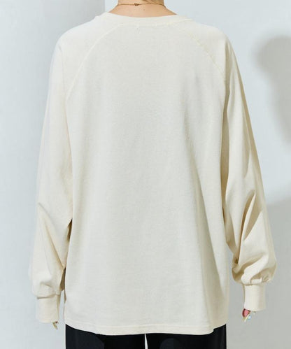 美國棉拼色長袖T恤