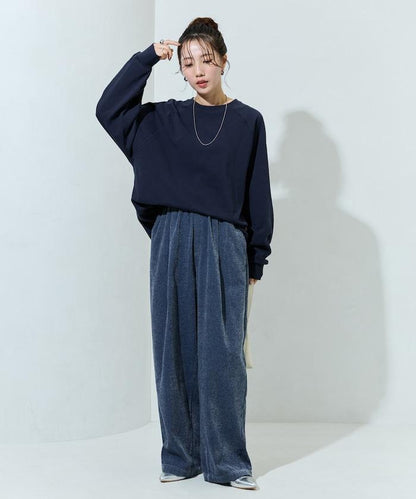 美國棉拼色長袖T恤