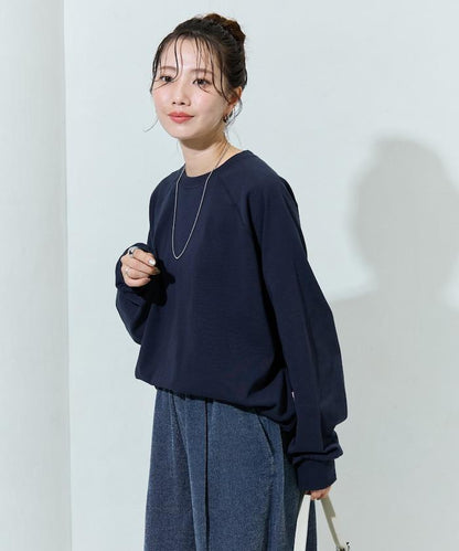 美國棉拼色長袖T恤