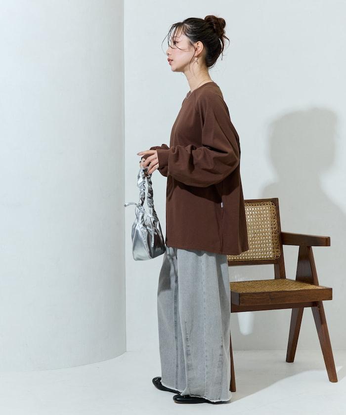 美國棉拼色長袖T恤