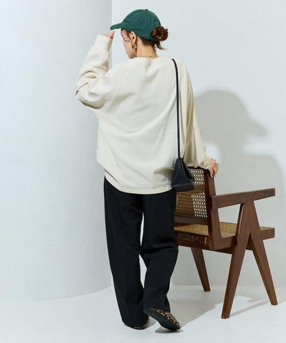 美國棉拼色長袖T恤